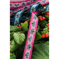 Webband Cooler Claus pink Farbenmix